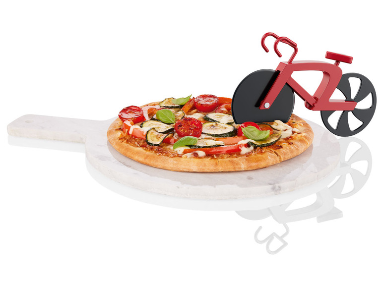 Ga naar volledige schermweergave: ERNESTO® Roestvrijstalen pizzaschaar / -fiets / -mes - afbeelding 4