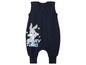 Een donkerblauwe romper met Bugs Bunny en Looney Tunes print.