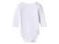 Witte romper met lange mouwen voor baby's