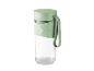 SilverCrest draagbare blender in mintgroen met een transparante fles.
