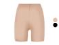 Beige en zwarte shape shorts.