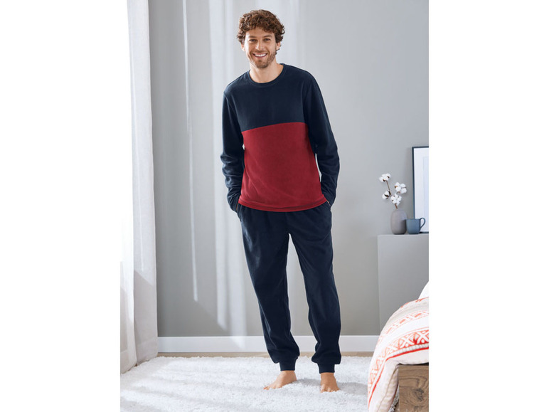Ga naar volledige schermweergave: LIVERGY Heren fleece pyjama - afbeelding 5