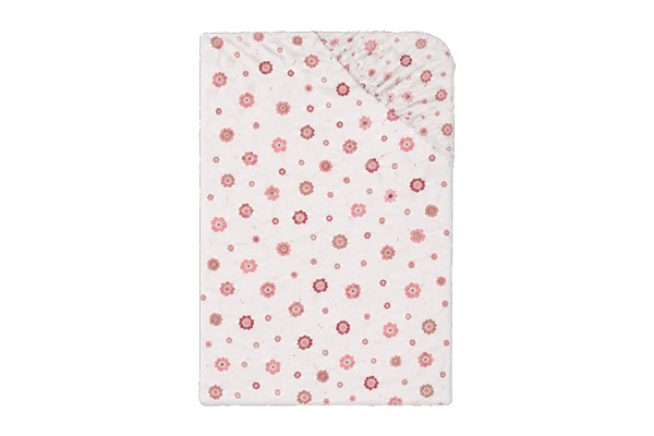 LIVARNO Jersey hoeslaken 90-100 x 200 cm (bloemen)
