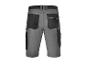 Grijze werkshorts met zwarte details.