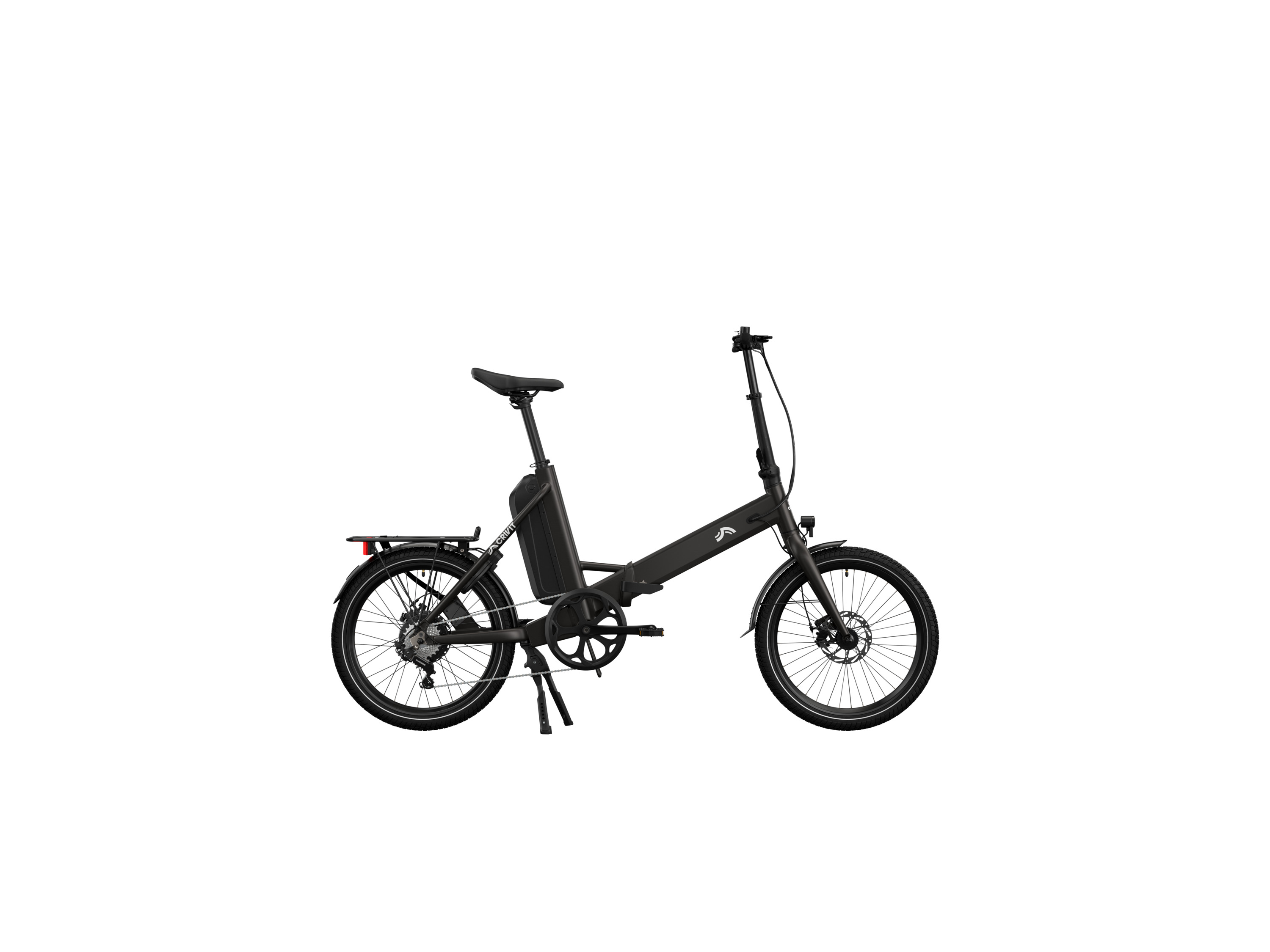 CRIVIT Elektrische vouwfiets (Zwart)
