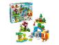 LEGO Duplo 3-in-1 Wilde Dierenfamilies set met figuren en landschappen.