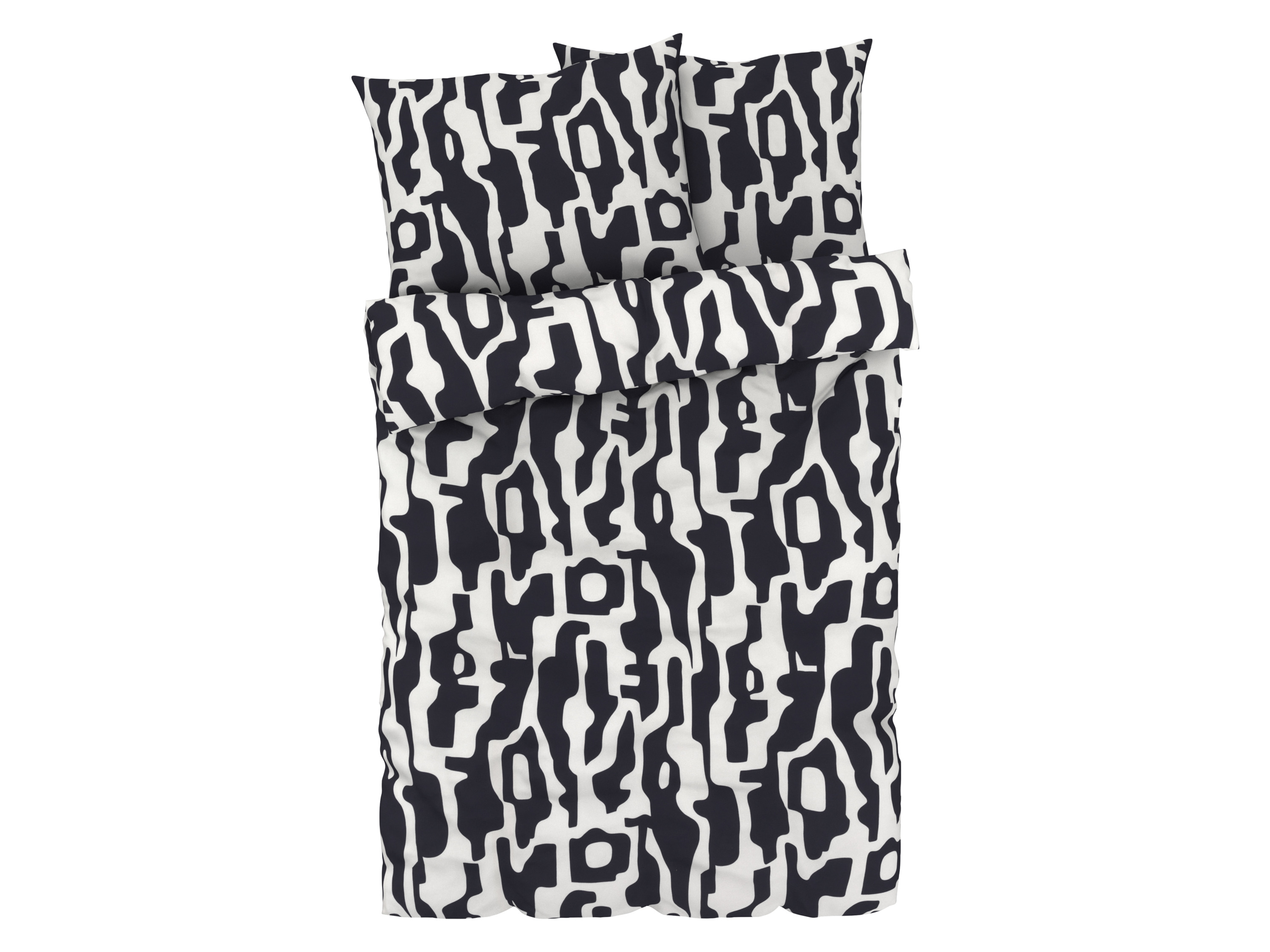 LIVARNO HOME Edel-Renforcé beddengoed, 200 x 220 cm. (Geometrisch)