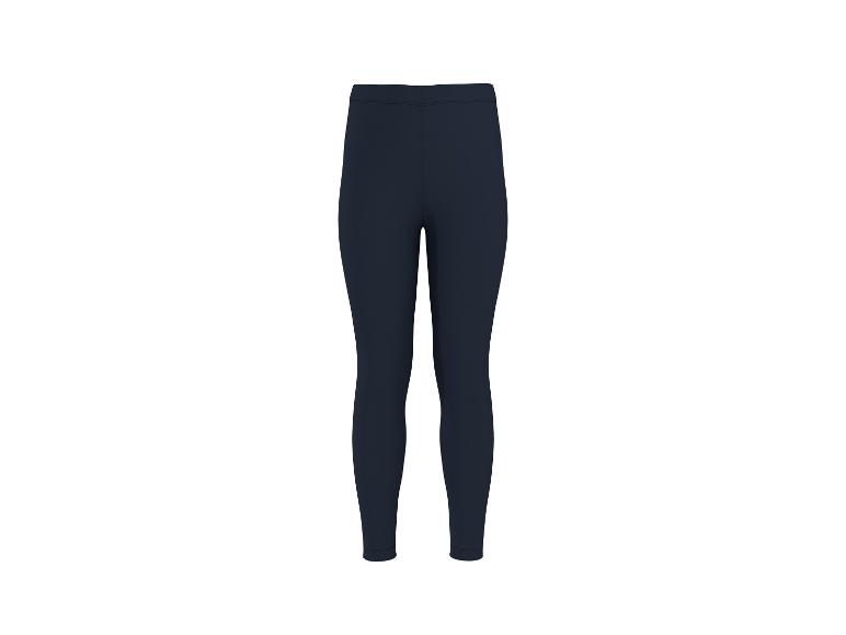 Donkerblauwe sportlegging voor dames.