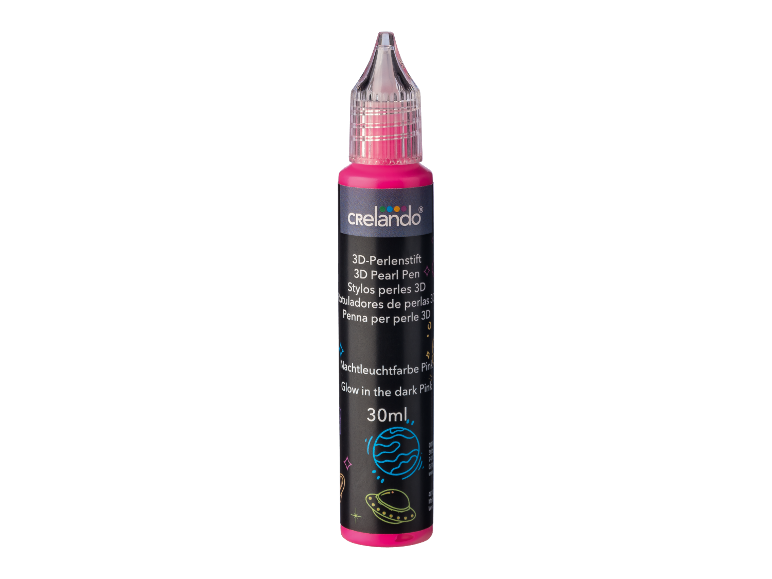 Glow-in-the-dark verf 4 x 30 ml