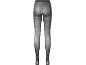 Zwarte panty met zebraprint.