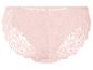 Lichtroze kant slip.