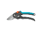 Gardena snoeischaar: stalen messen, ergonomische handgrepen.