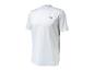 Wit sport T-shirt met korte mouwen en V-hals