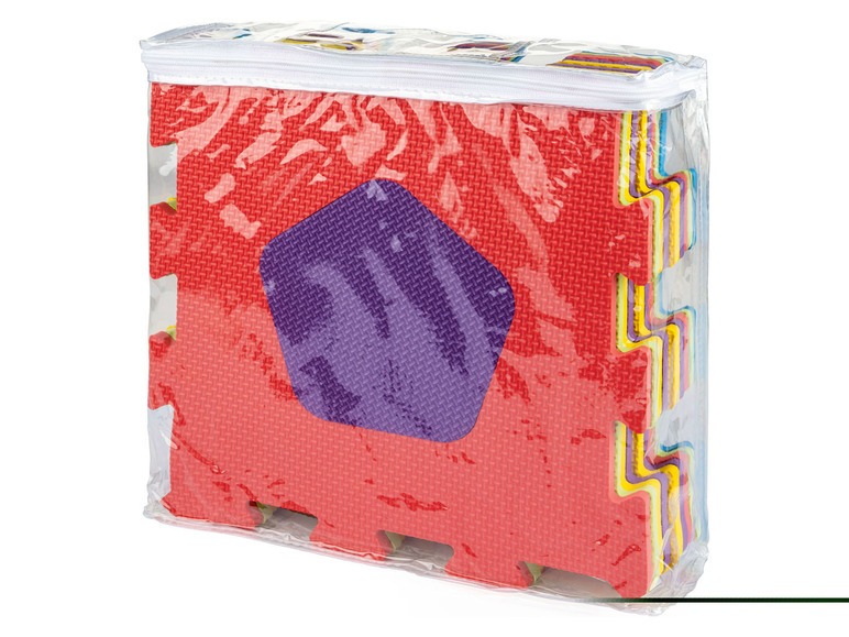 Gepakte kleurrijke puzzelmatten voor kinderen