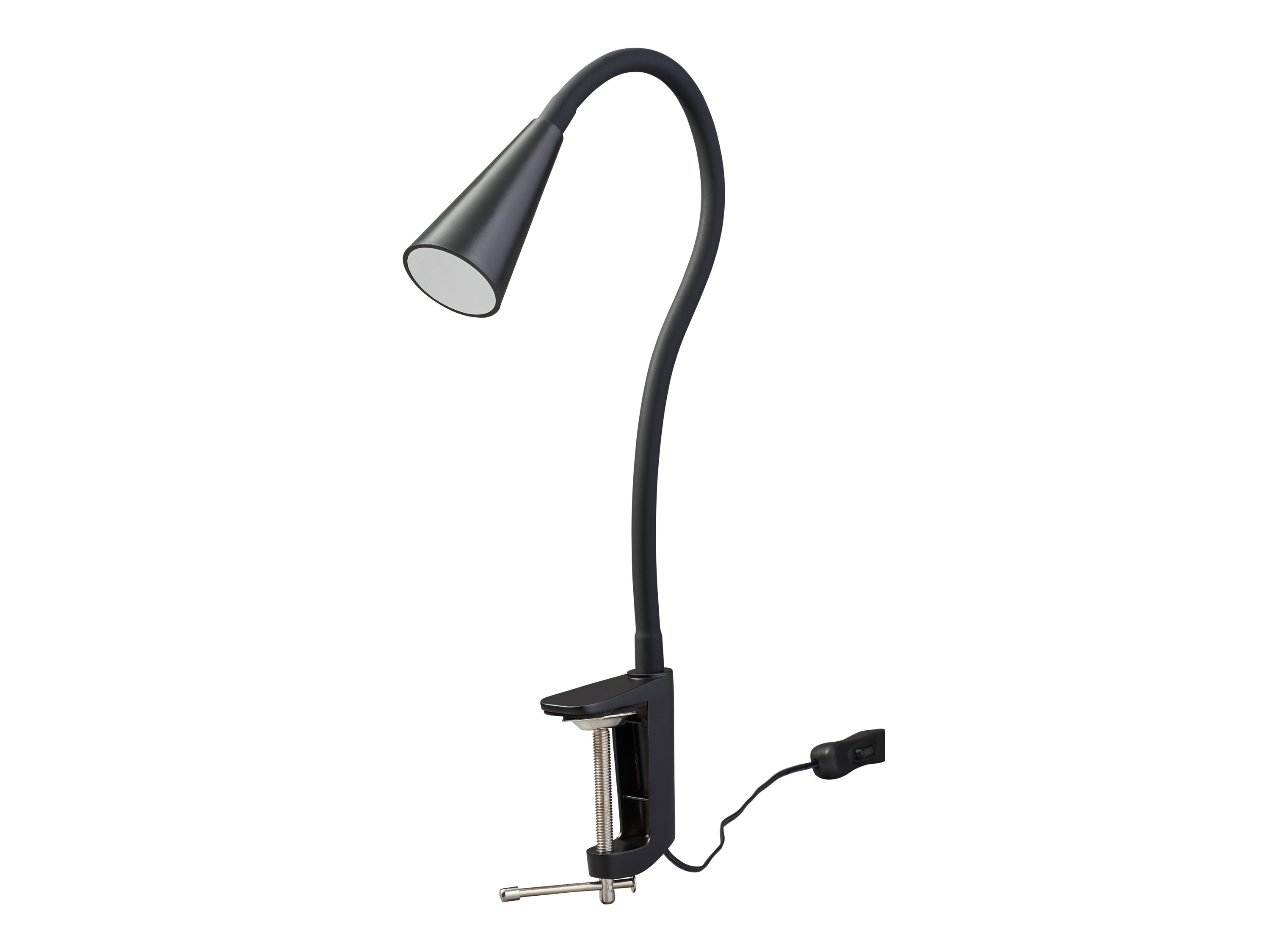 LIVARNO LED-klemlamp Freya (LED-klemspot, Zwart)