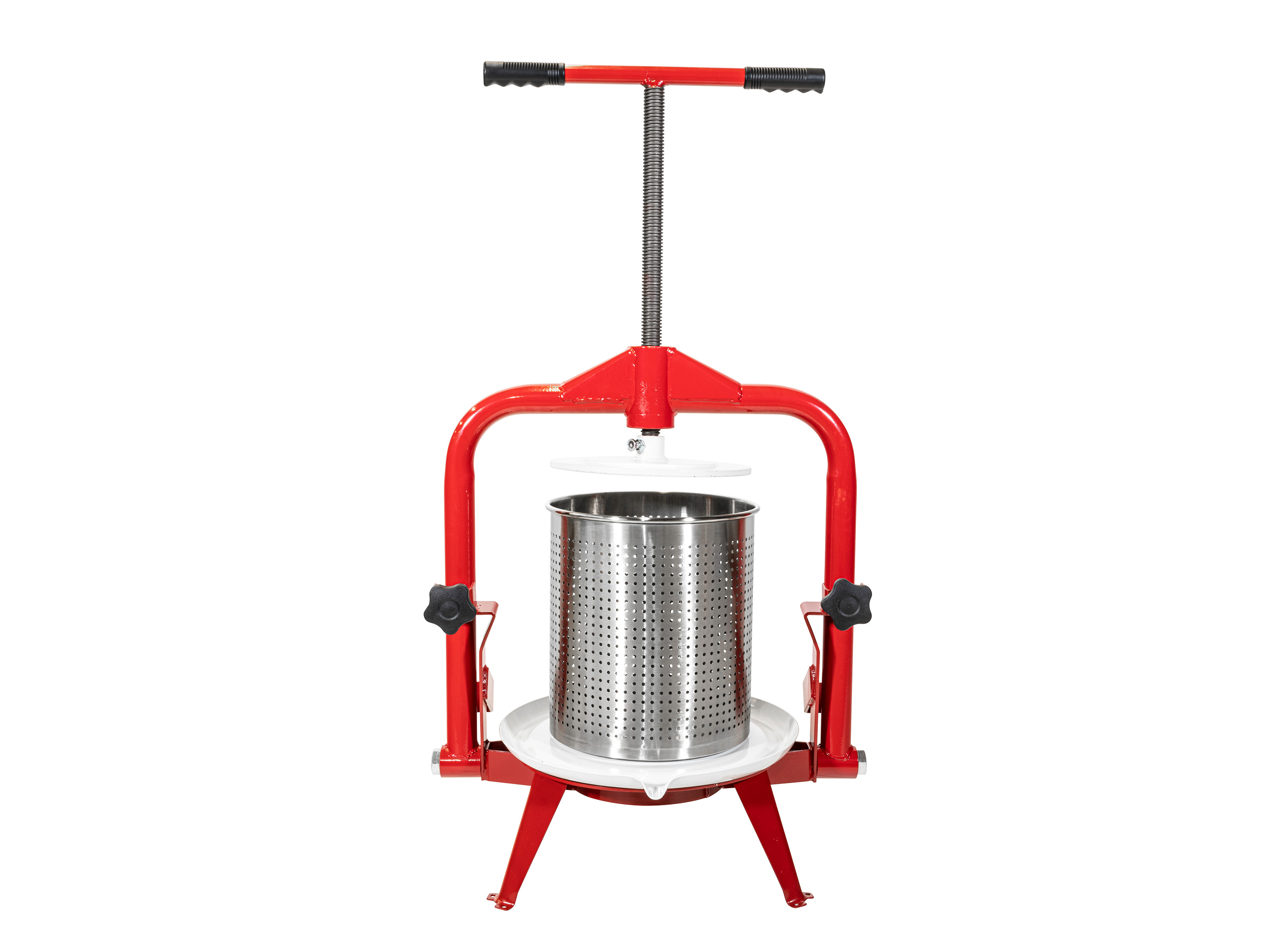 Güde fruitpers, 6, 12, 18 of 30 liter, mechanisch, met stalen spindel (OP 14 L)