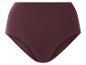 Dames high-waist slip in pruimkleur