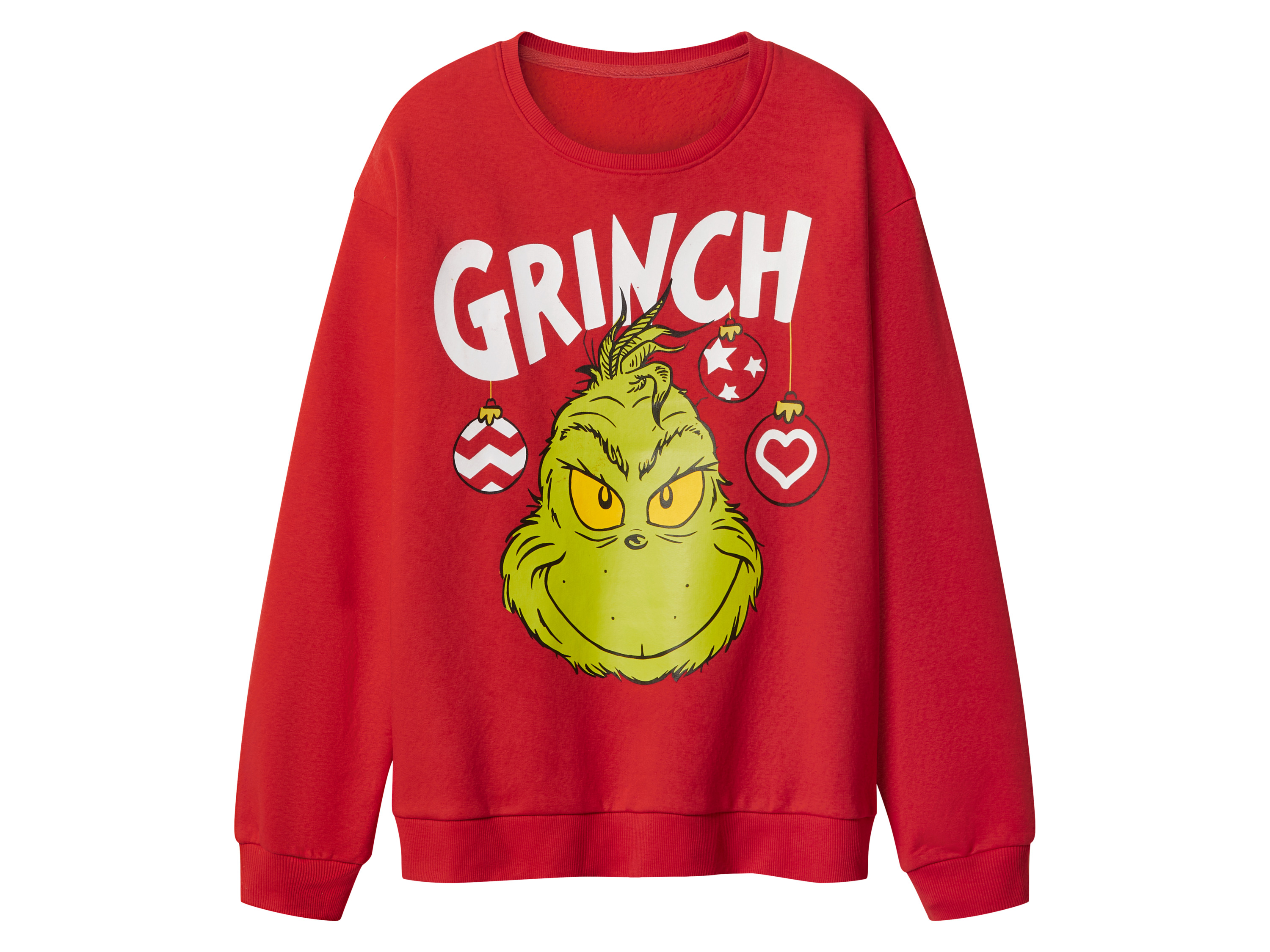 Dames kersthoodie of trui The Grinch (Rood, XS (32/34)) afbeelding
