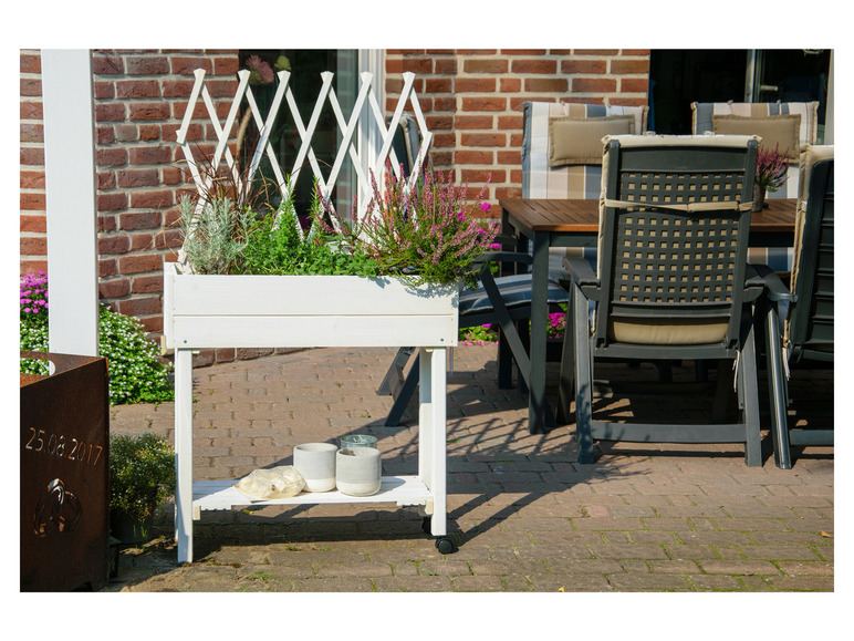 Moestuinbak met rek
