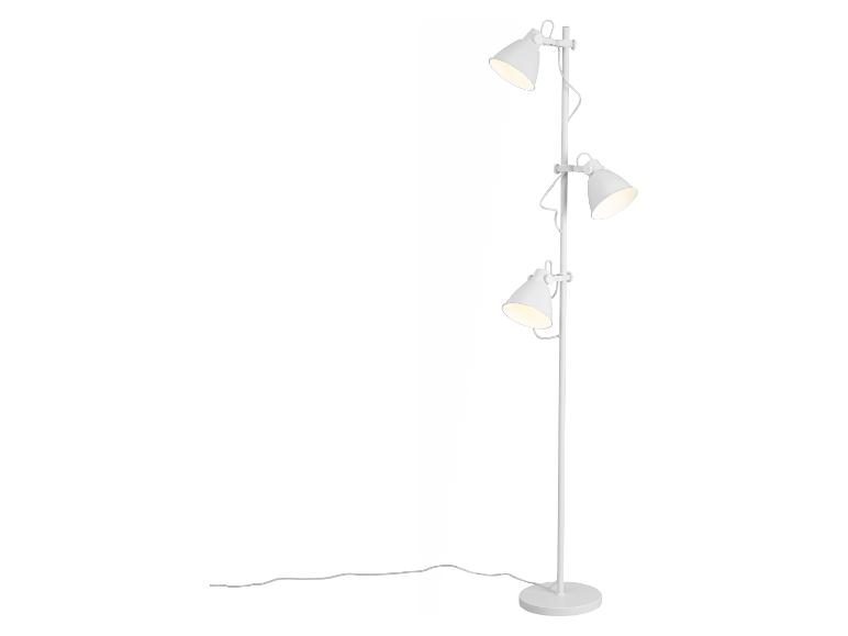 Witte vloerlamp met drie verstelbare spots