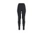 Donkergrijze dameslegging met hoge taille, vooraanzicht.