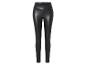 Zwarte leren leggings