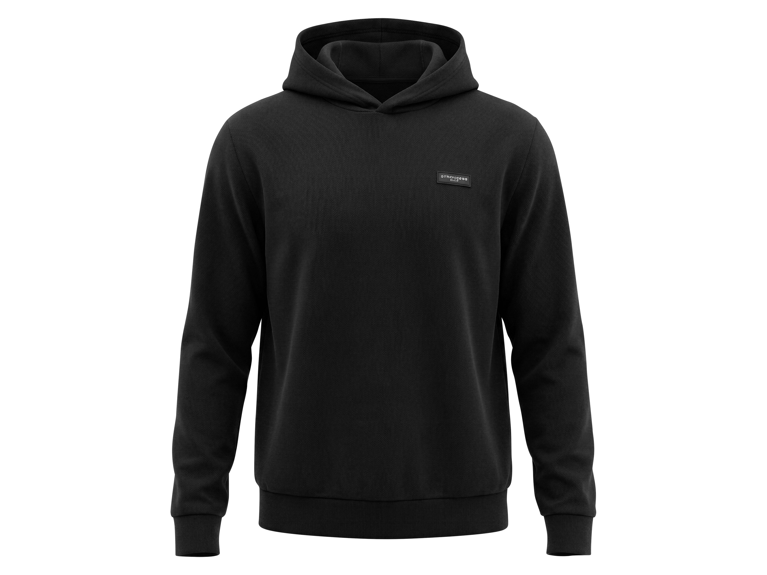 STRENESSE BLUE Heren hoodie Jogi Löw, met piquéstructuur (Zwart, XXl)