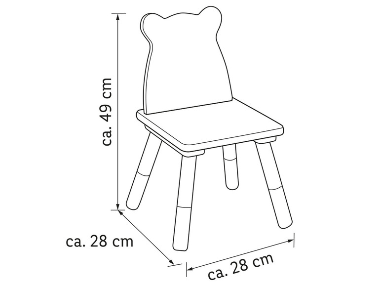 Ga naar volledige schermweergave: LIVARNO home Kindertafel met 2 stoelen - afbeelding 7