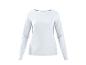 Witte dames longsleeve met boothals
