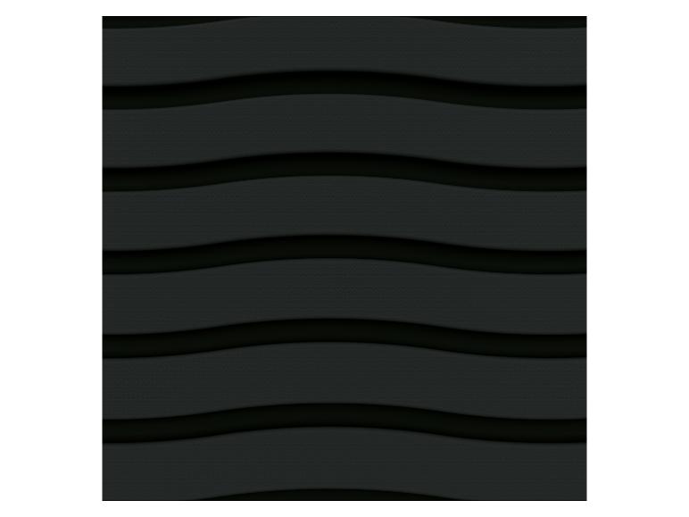 Patroon van getextureerde, golvende zwarte banden.