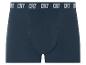 Donkerblauwe boxershort met 'CR7' op de tailleband.