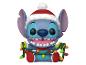 Kerst Funko Pop! Stitch met kerstmuts en kerstverlichting.
