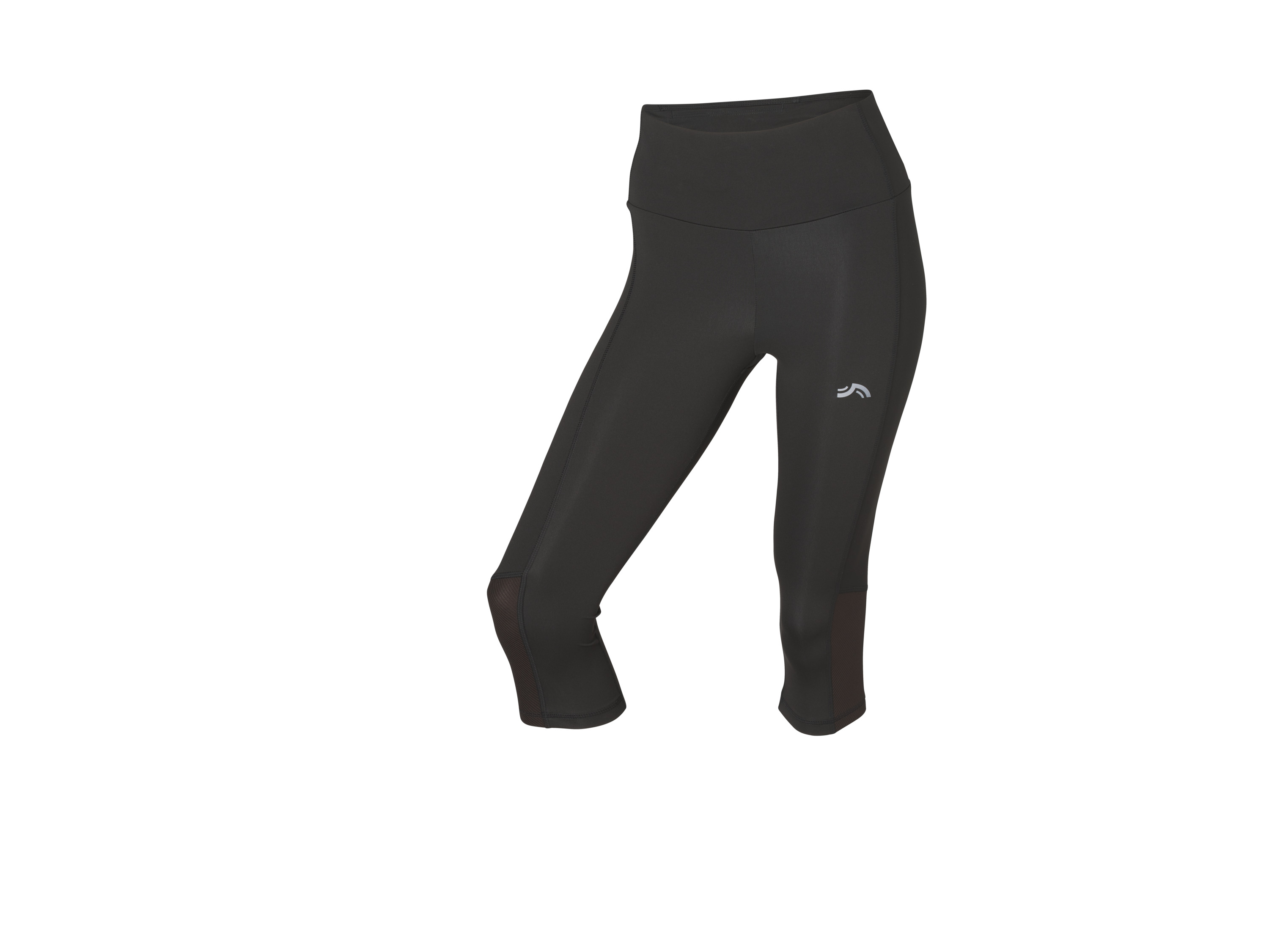 CRIVIT Dames capri sportlegging (Zwart, L (44/46))