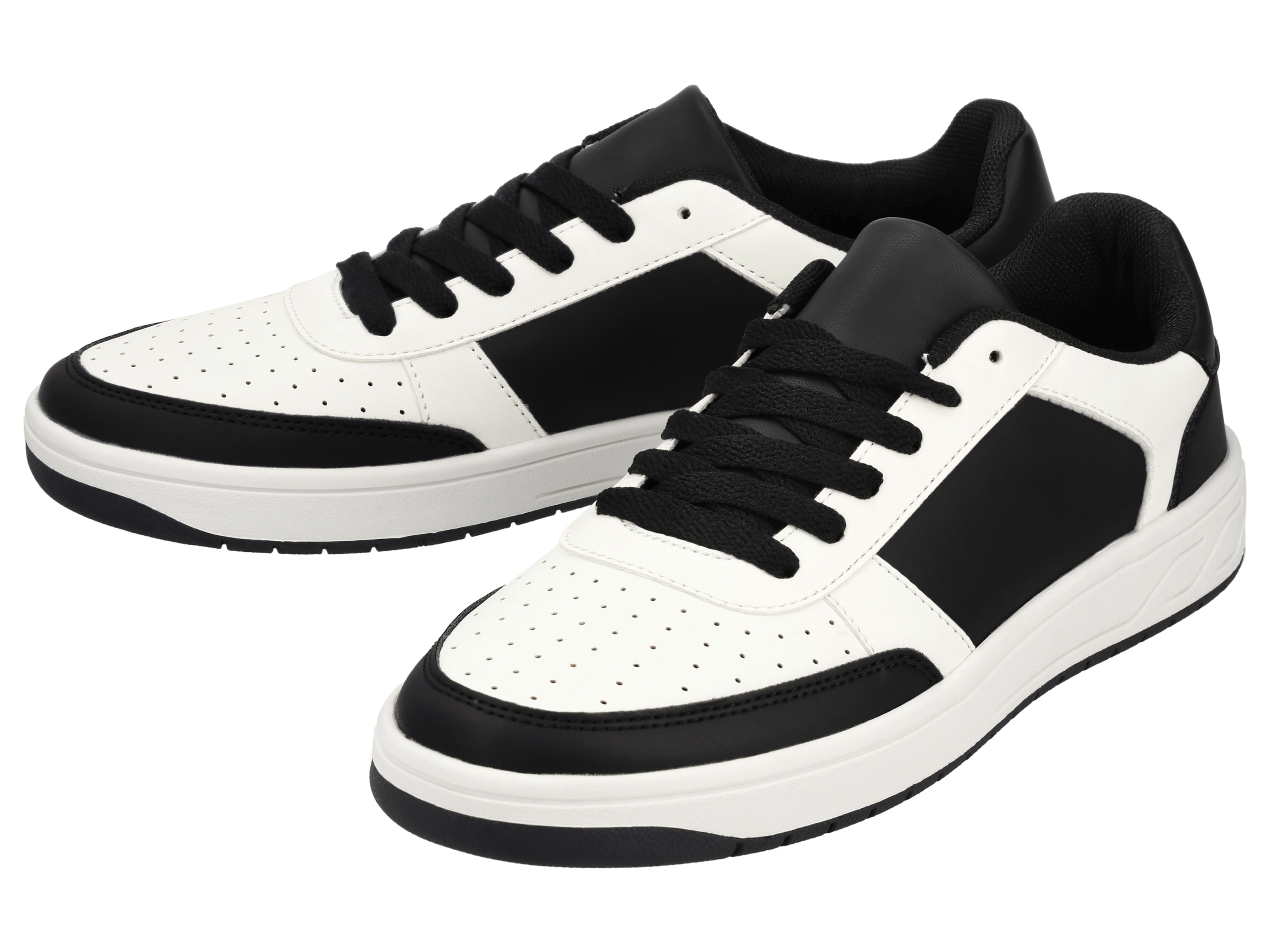 esmara Dames sneakers (Zwart/wit, 38)