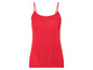 Een rood, basic tanktop