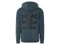 Een blauwe hoodie met een Captain America print van Marvel Comics.