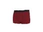 Bordeauxrode herenboxershort met zwarte tailleband.