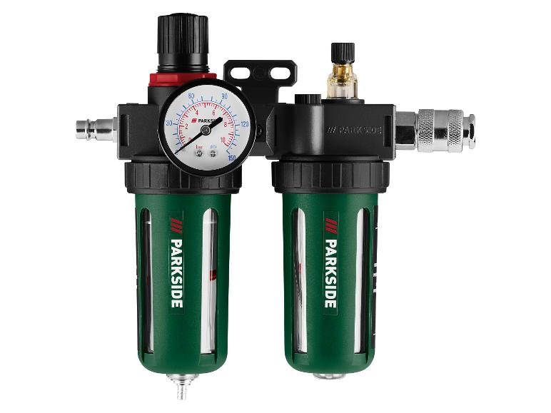 PARKSIDE persluchtfilter en oliër met manometer