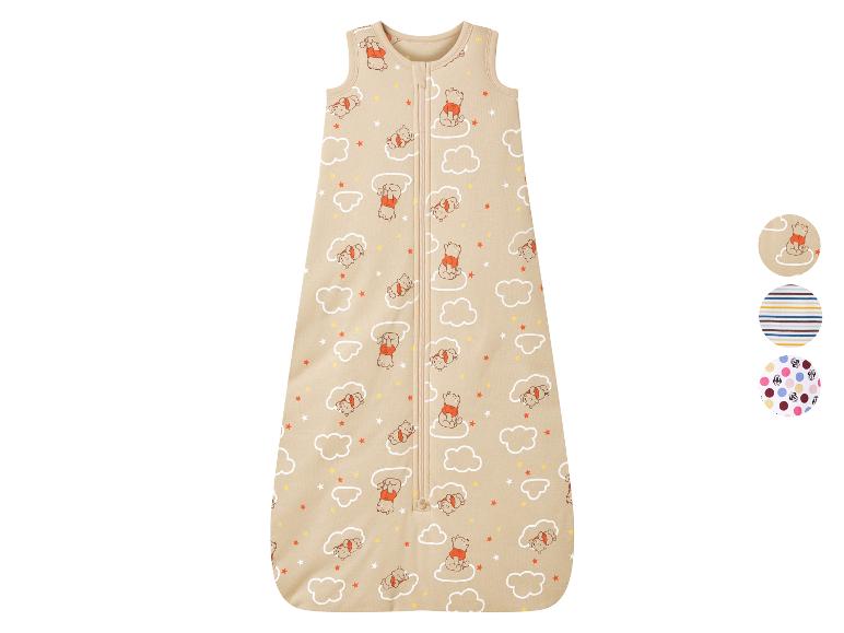 Babyslaapzak met wolken- en berenprint, met gestreepte en stippenopties.