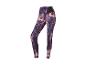 Zwarte leggings met een abstract print