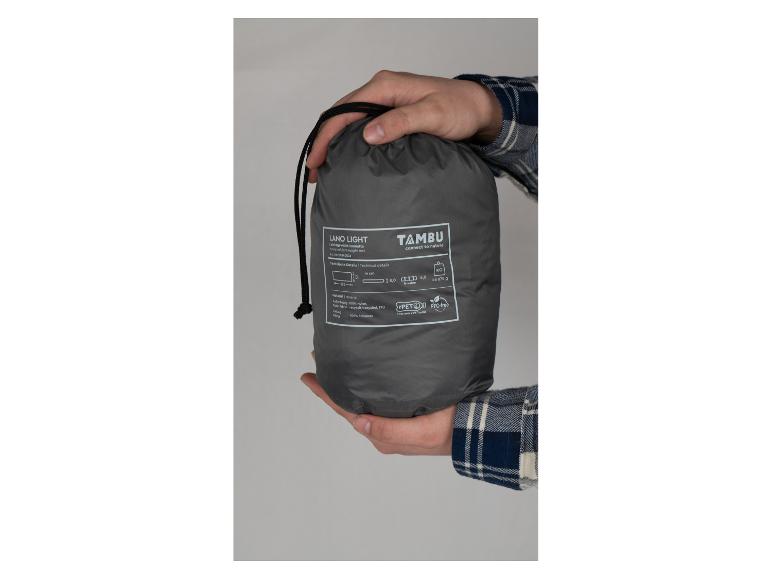 Tambu Lano Light: lichtgewicht isolatiemat in opbergtas.