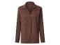 Bruine damesblouse met lange mouwen en knopen