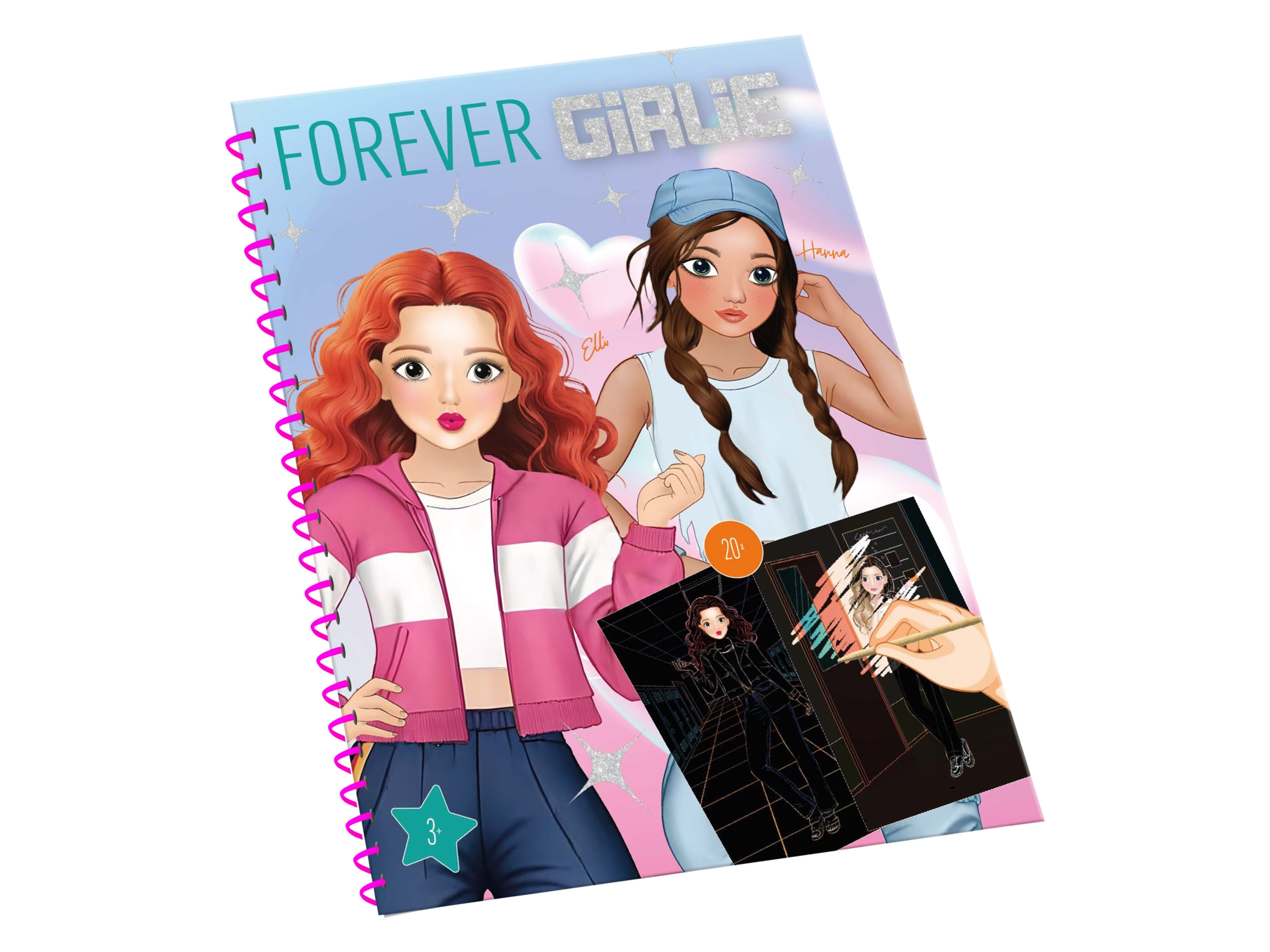 Kleurboek, stickerboek of krasboek (Krasboek)