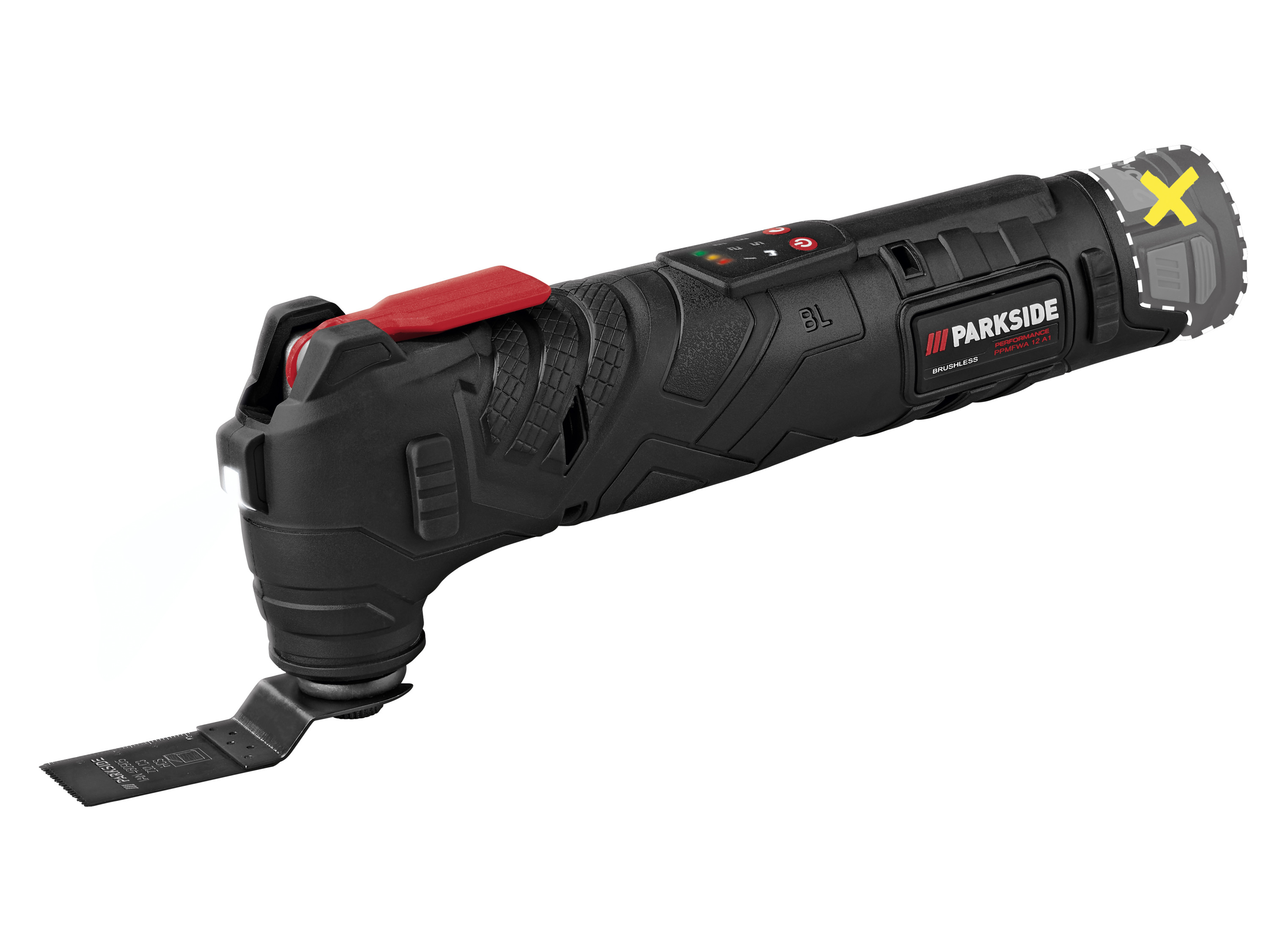 PARKSIDE PERFORMANCE Accu-multitool 12 V zonder accu en lader