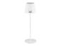 Witte draadloze Sansibar lamp in moderne stijl.