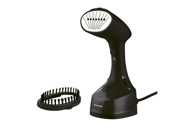 SilverCrest stoomstrijkijzer met kledingborstel.