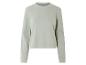 Lichtgroene sweater met lange mouwen.