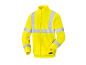 Parkside fluorescerend geel jack met reflecterende strepen.