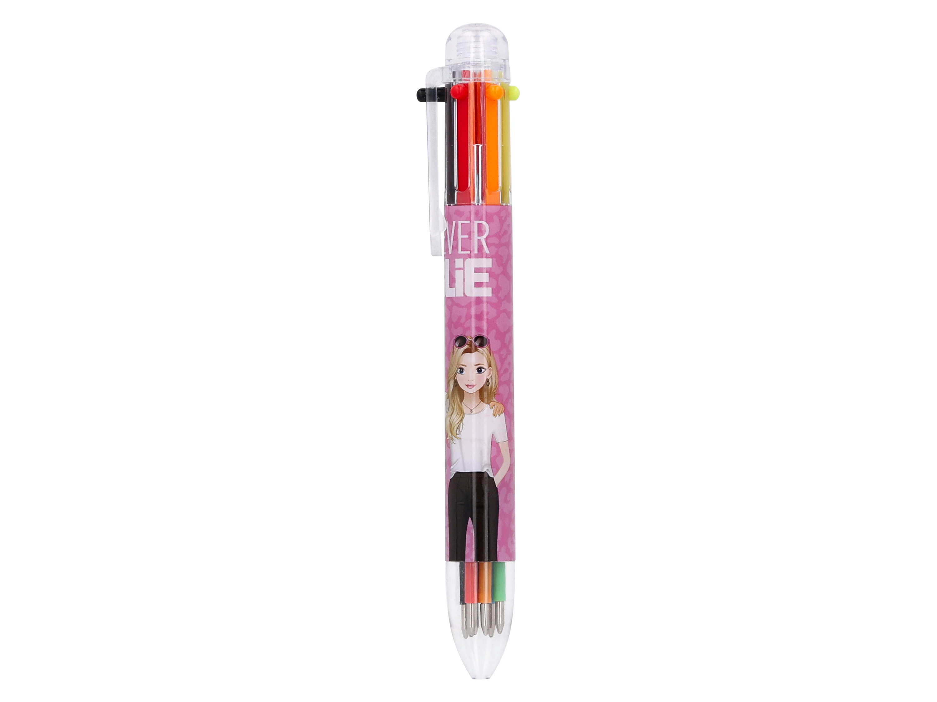 Uitwisbare gelpennen, glitter balpennen, 6-kleuren balpennen of potloden (Pen met 6 kleuren)