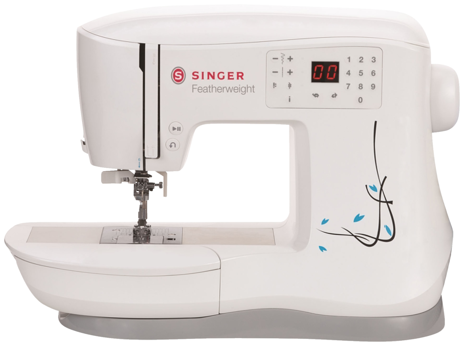 SINGER Naaimachine Featherweight C240, 70 steekpatronen